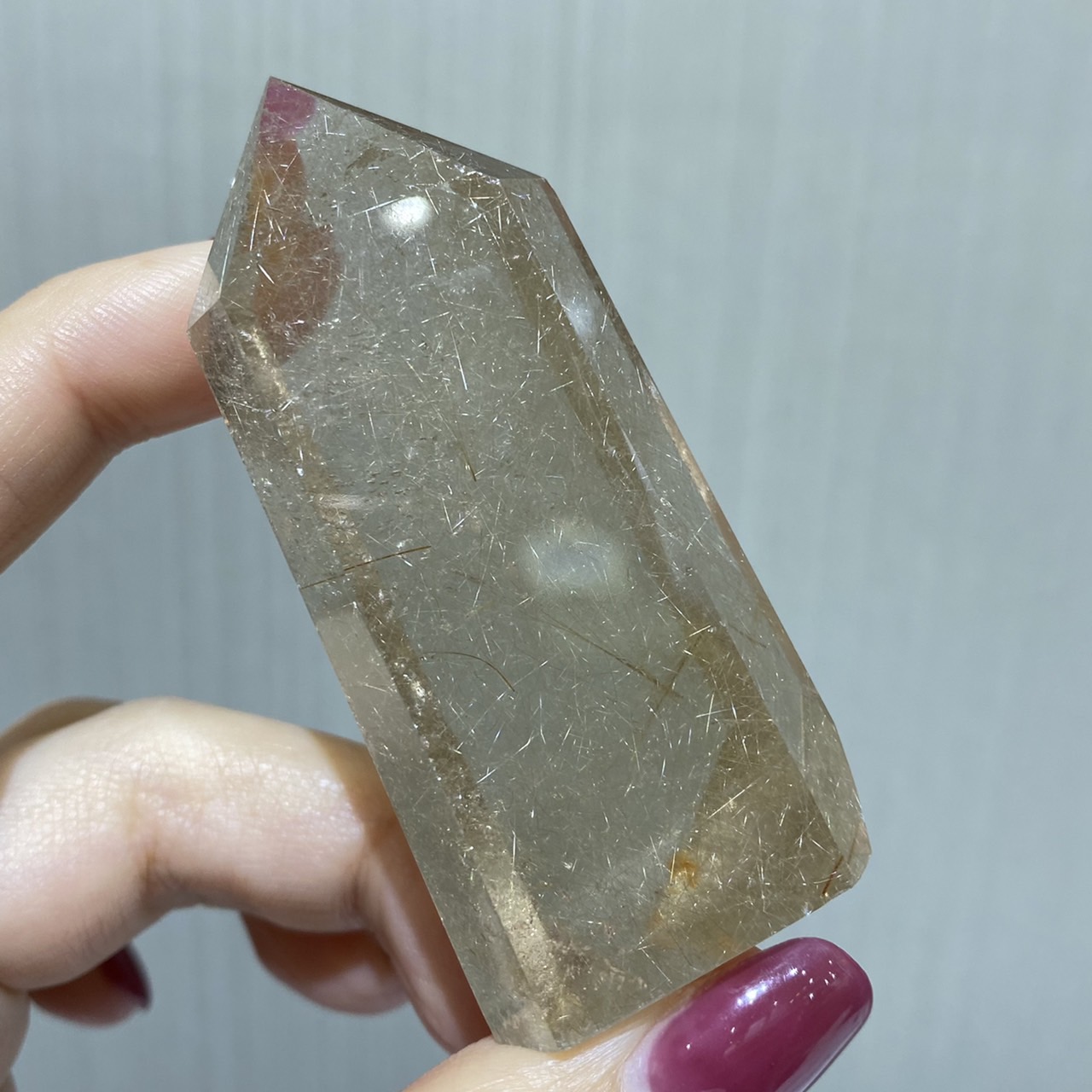 1点物ゴールドルチルクォーツ 原石063 / Thida Stone 天然石 