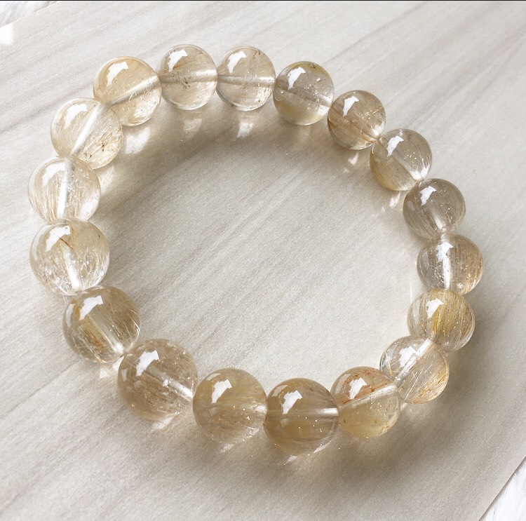 サゲニティッククォーツブレスレット 428 / Thida Stone 天然石