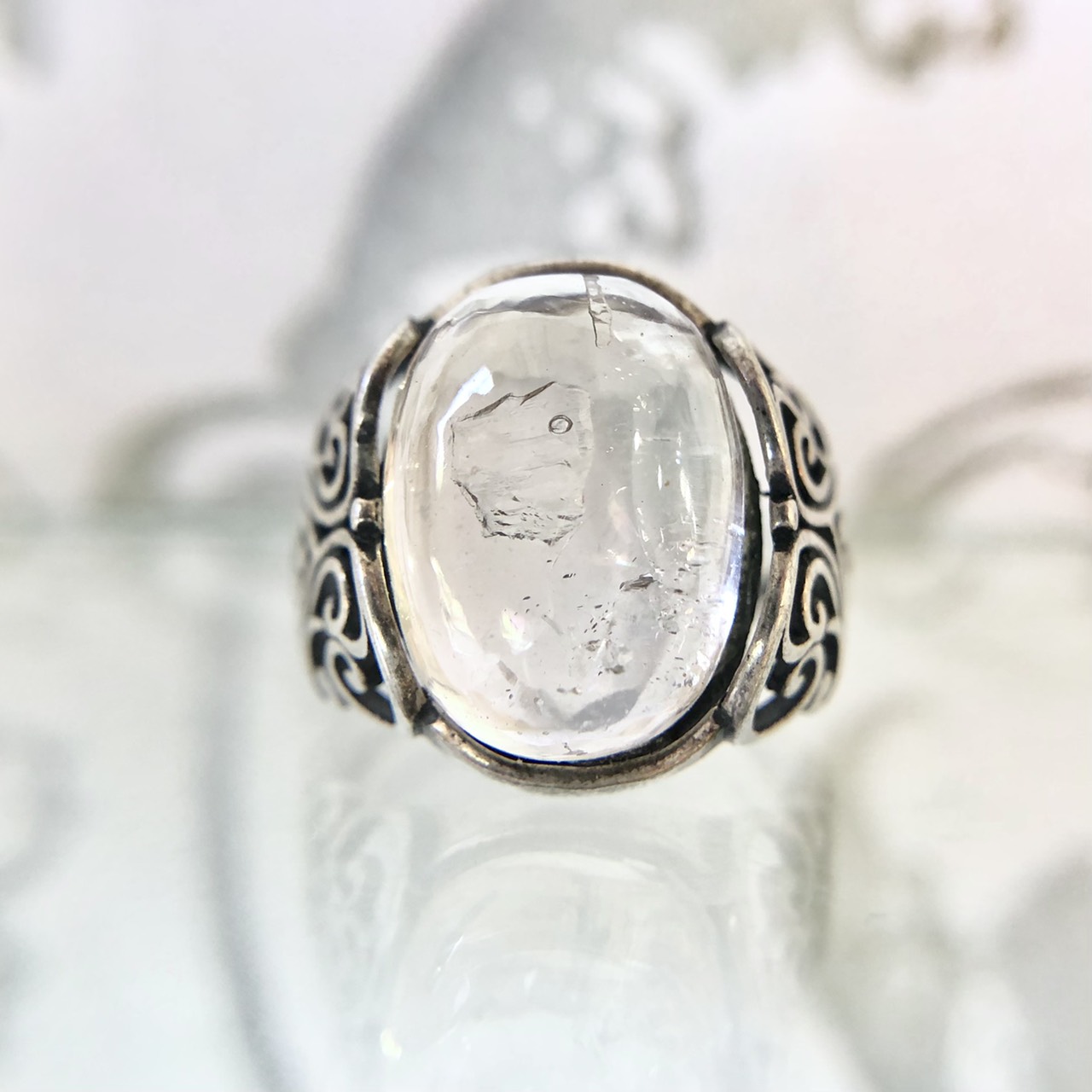 エレスチャル 購入 水入りS925リング エレスチャル 水入りS925リング