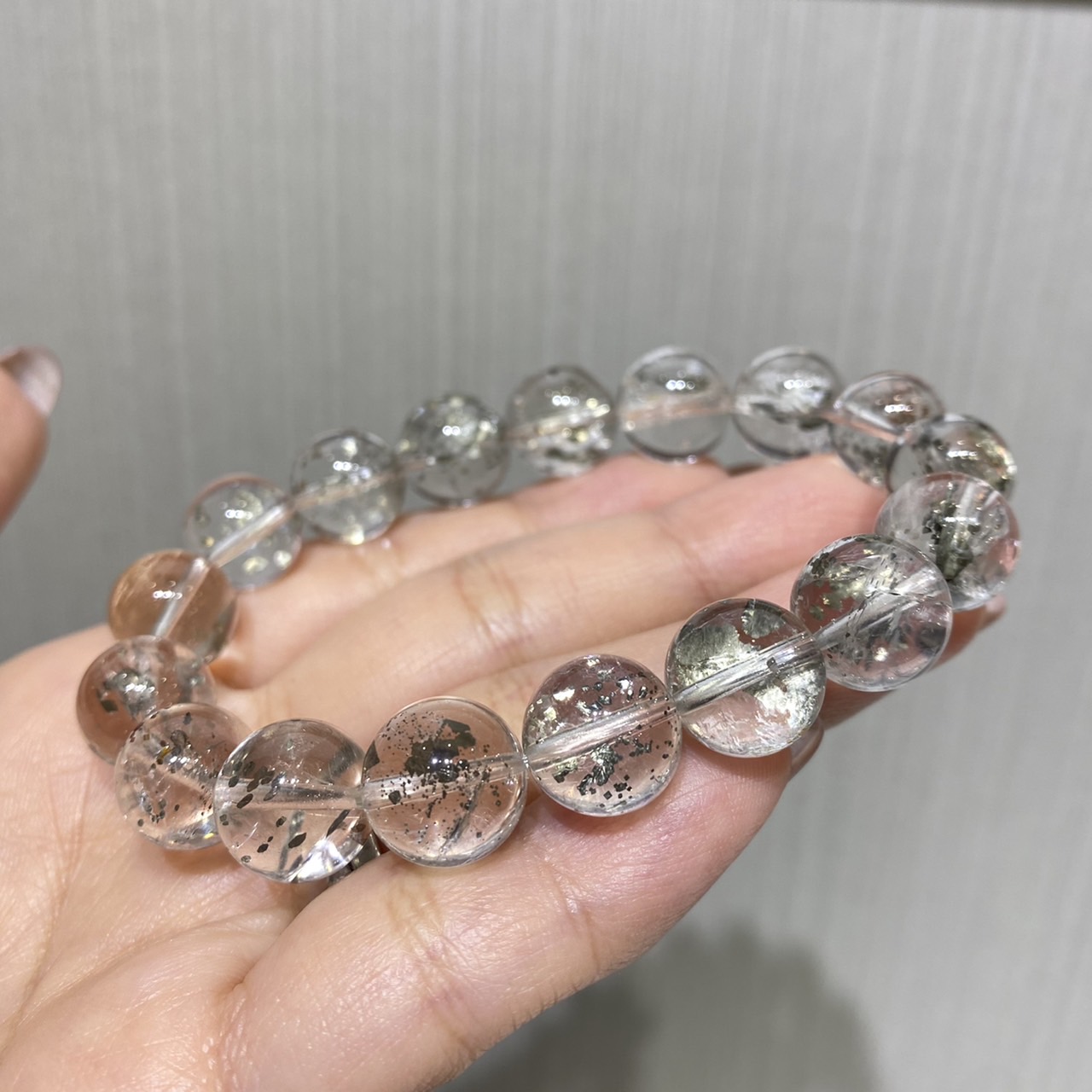 マーカサイトインクォーツ ブレスレット 002 / Thida Stone 天然石 